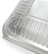 Clear Lunchbox 3Compartment 200pieces X 55g (WST $71.78 Excludes Taufusi Branch)