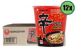 NONGSHIM Cup Noodles Assorted 12 x 68g -75g (WST$30.31 Excludes Vaitele Branch)